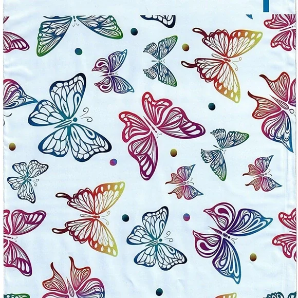 14x19 Colorful Butterfly Print Poly Mailer 15 count - Picture 2 of 2